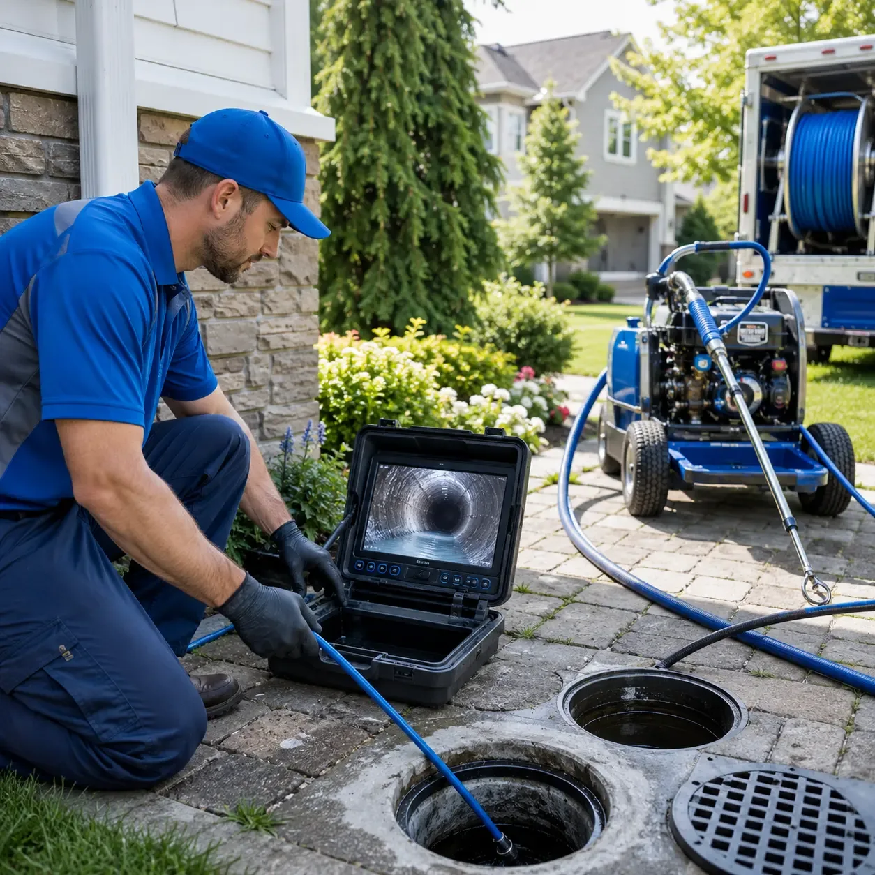 Outdoor drain cleaning professionals serving Le Claire, IA